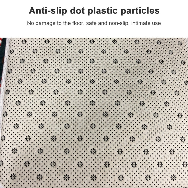 Toilet mat underside with anti-slip dot pattern for secure grip on floors