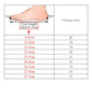Size chart for men's sandals: foot length vs Chinese size 37 to 45