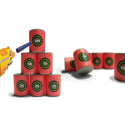 3 Sets Indoor Parent-child Toy Set EVA Shooting Game Target Special Competitive Scoring Props, EVA Shooting Game