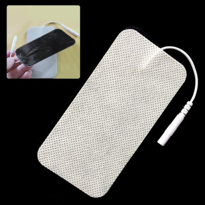 Self-adhesive physiotherapy electrode pad, light gray foam with lead wire