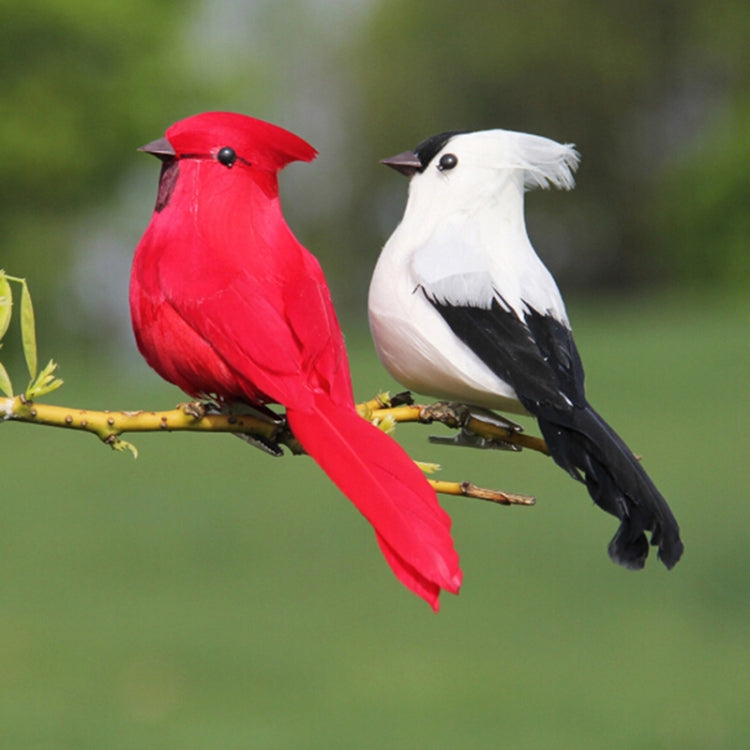 Real Feather Simulation Bird Horticultural Decoration Bird Craft Foam Bird