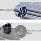 Gray metal tube rack frame with thick non-woven shelf cover