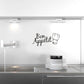 Kitchen wall sticker reading 'Bon Appetit' with chef hat icon