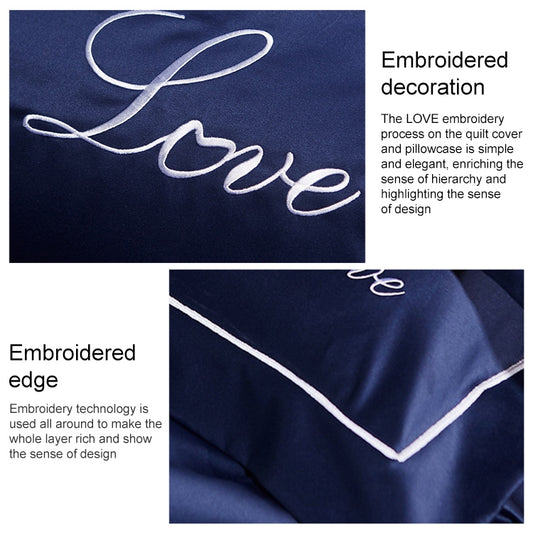 Silk Four-Piece Sheets Bed Sheet Double Nude Sleeping Quilt Cover Ice Silk Bedding, 1.5M Bed, 1.8M Bed, 2.0M Bed