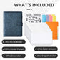 YMX-007 PU Leather Budget Binder Notebook Embossed Model Handbook, A6, A5