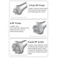 RF probe attachment guide showing 3-pole, 4-RF, and 6-pole RF probes