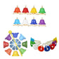 Eight-tone bell percussion toy showing eight raised multicolor bells on small bases