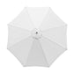 Polyester Parasol Replacement Cloth Round Garden Umbrella Cover, Diameter 2.7m 8 Ribs, Diameter 3m 8 Ribs