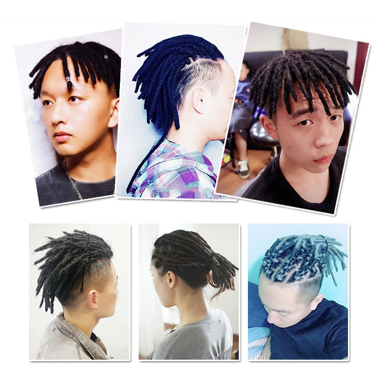 Hair braid and dreadlock style photo collage for crochet tools