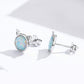 DIY Earrings Cat Sterling Silver Earrings Zircon Earrings