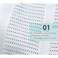 Breathable medical waist support brace fabric with perforated mesh panels
