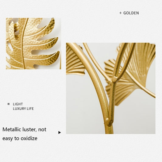 Living Room Wall Metal Leaf Wall Hanging Decoration TV Sofa Background Wall Wall Decoration, Banana Leaf, Spring Rain Leaf, Turtle Leaf, Green Leaf, Wheat Ear, Ginkgo Leaf