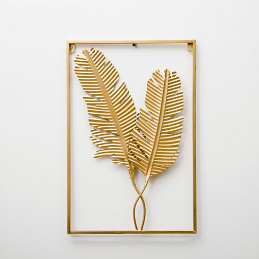 Living Room Wall Metal Leaf Wall Hanging Decoration TV Sofa Background Wall Wall Decoration, Banana Leaf, Spring Rain Leaf, Turtle Leaf, Green Leaf, Wheat Ear, Ginkgo Leaf