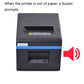 Xprinter XP-N160II thermal receipt printer with blue front band and buzzer indicator