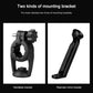 Handlebar and rearview mirror mounting bracket set for phone holder
