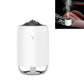 Car portable humidifier night light, white body with top vent and mist outlet