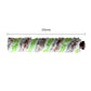 Gray and neon green vacuum brush roller, 255 mm long, with red bristle tufts