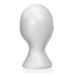 White foam mannequin head with neck, back view