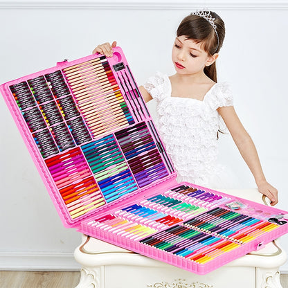Art Set Painting Watercolor Drawing Tools Kids Gift Box