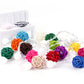 10 PCS Artificial Straw Ball For Birthday Party Wedding Christmas Home Decor