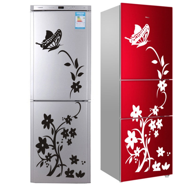 Creative Refrigerator Sticker, Black, White