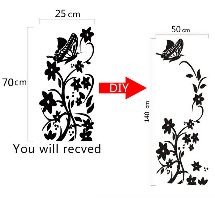 Creative Refrigerator Sticker, Black, White