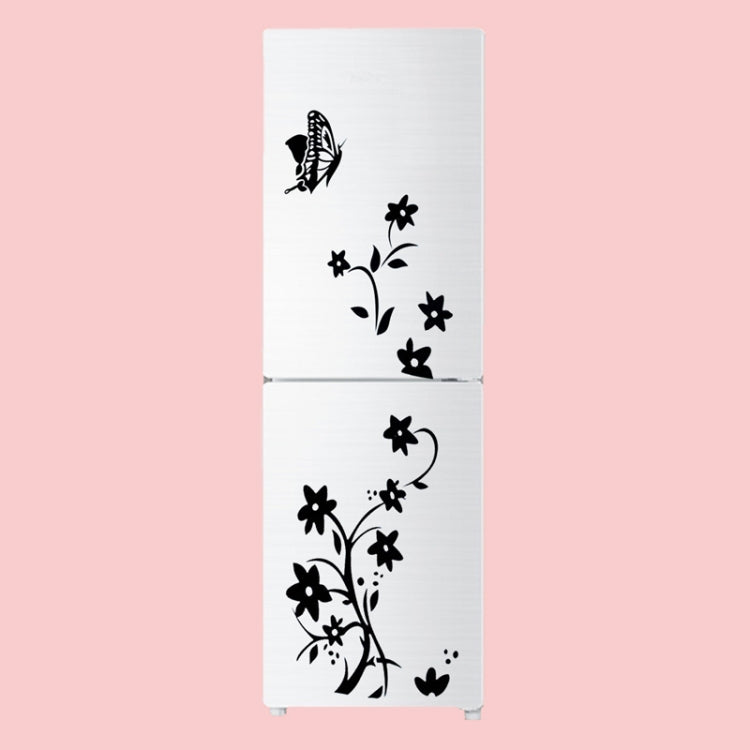 Creative Refrigerator Sticker, Black, White
