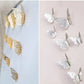 3D hollow butterfly wall stickers, gold and silver butterflies on a split view