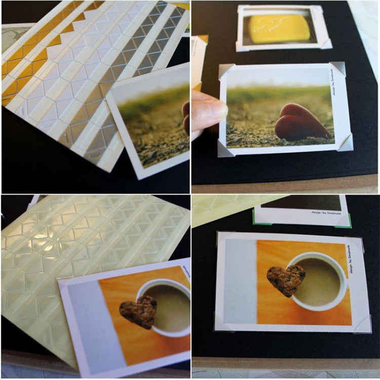5 PCS DIY Handmade Album Accessories Fixed Photo Stickers