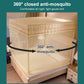 360 anti-mosquito mosquito net canopy with full wrap coverage for bed