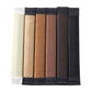 3-piece hair bun maker donut strips in multiple shades: cream, tan, brown, black