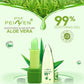 PNF PEIYEN aloe vera lip balm box, green tubes shown with 99% soothing gel label