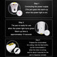 Children's 3D printing pen warm-up and use instruction steps diagram