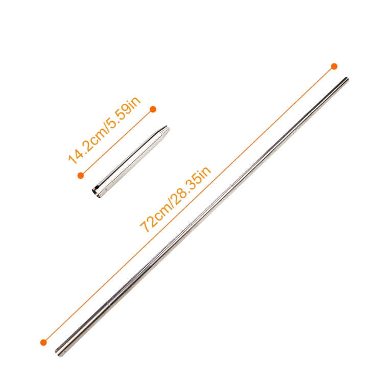 Portable pet fence gate metal support poles with pointed ends and connector pieces