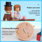 Creative Rotating Wooden Music Box Home Desktop Decoration, Lover Dating