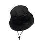 Outdoor Hip-Hop Hat Fisherman Hat Windproof Basin Hat with Drawstring, M, L