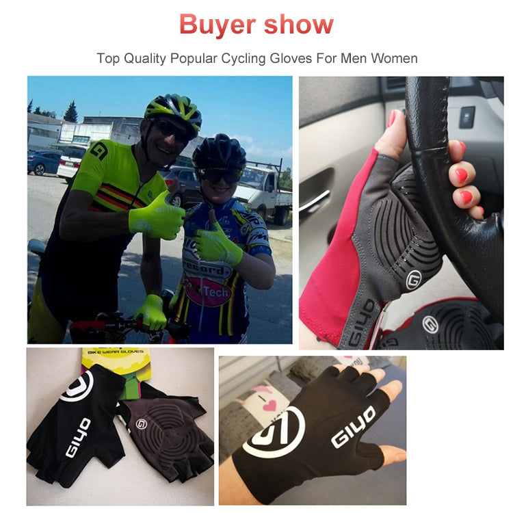 GIYO Outdoor Half-Finger Gloves Mountain Road Bike Cycling Gloves, S, M, L, XL, XXL