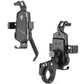 Bicycle Mobile Phone Holder Can Rotate And Adjust Fixed Aluminum Alloy Bracket Automatic Grab Bracket, Handlebar Installation, Rearview Mirror Installation