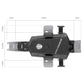 Bicycle Mobile Phone Holder Can Rotate And Adjust Fixed Aluminum Alloy Bracket Automatic Grab Bracket, Handlebar Installation, Rearview Mirror Installation