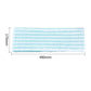 Steam mop microfiber pad size 480mm x 170mm, light blue striped rectangle