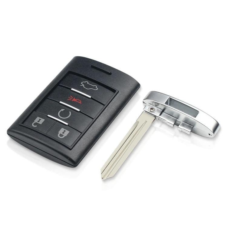 For Cadillac Car Remote Key Fob Case With Blank Key Blade