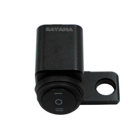 Motorcycle Off-Road Vehicle Modification Parts Aluminum Alloy Mirror Seat Switch Headlight Spotlight Double Flash Steering Switch, Waterproof One in Two Out (Hole on the Left), Waterproof One in Two Out (Hole on the Right)