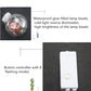 LED Copper Wire Curtain Light Wishing Ball Christmas Decoration String Lights, Random Style Delivery, EU Plug, US Plug