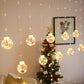LED Copper Wire Curtain Light Wishing Ball Christmas Decoration String Lights, Random Style Delivery, EU Plug, US Plug