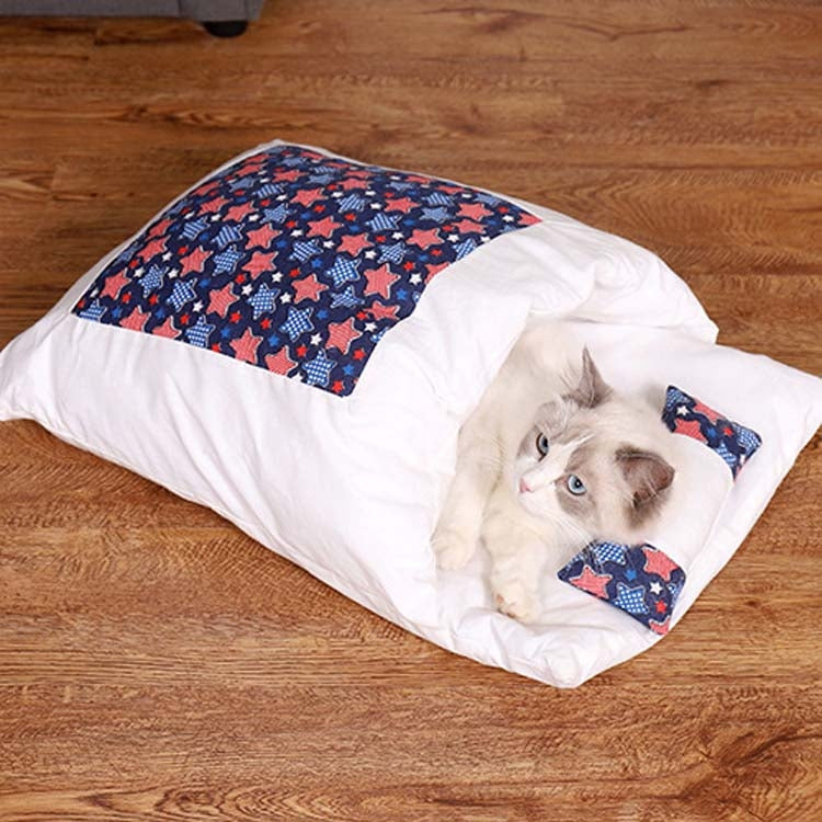 Closed Removable and Washable Cat Litter Sleeping Bag Winter Warm Dog Kennel, S, M, L