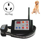 Wireless waterproof dog training remote collar receiver with AU plug and LED display