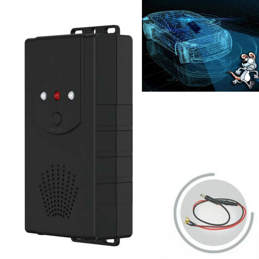Ultrasonic Car Repeller Car Engine Compartment Electronic Repeller Micro-Light Wave Insect Repellent, DC Black, USB Black, Battery Black