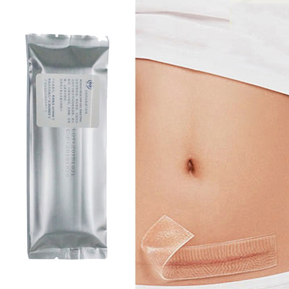 Silicone gel scar therapy patch in metallic silver pouch