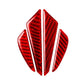 Carbon fiber anti-collision sticker set, red carbon pattern, four-piece set