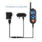 Dog training collar charger adapter kit with LCD remote receiver